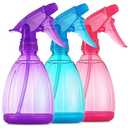 DilaBee Plastic Spray Bottles - 12oz (3Pack) Water Spray Bottle for Hair, Gardening, Grilling & Cleaning Solution - Empty Spray Bottles for Cat - Small Spray Bottle