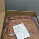 Leather Diaper Bag Backpack, Multi-Function, Anti-Theft, Waterproof, with Changing Pad, Stroller Straps, Pacifier Case, Light Brown Vegan Leather