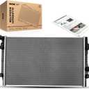 KAX CU13529 Engine Cooling Radiator, Compatible with Tiguan, Jetta, Golf, GTI, Golf R, Art eon, Q3, A3, Golf SportWagen, Golf Alltrack, A3 Quattro, S3, TT Quattro