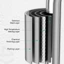 Nieifi Bar Soap Holder for Shower Wall with 4 Hooks, Stainless Steel Adhesive Soap Dish for Bathroom, Silver