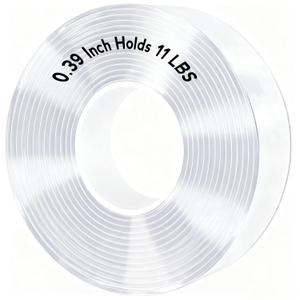 Double Sided Tape Heavy Duty, Nano Double Sided Adhesive Tape for Wall, Tile, Glass, Plastic, Metal, Marble, Ceramic | Perfect for Picture Hanging