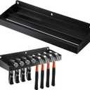 MorningRo Screwdriver Organizer Metal Hammer Holder Plier Wall Mount Tool Organizer, Tool Storage Rack for Workshop, Home (Hammer)