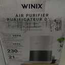 WINIX A231 Air Purifier for Bedroom Up to 1110 Ft in 1 Hr With Air Quality Monitor, True HEPA, Carbon Filter and Auto Mode, Captures Pet Allergies, Smoke, Dust (White/Charcoal Gray)