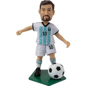 Maccabi Official Lionel Messi Argentina National Team Soccer Action Figure, 4.5 H x 3.5 W x 1.5 D