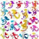 24 packs Dragon Bulk Mini pop Fidget Gift for Holiday Boys and Girls Kids Party Favors Supplies and Classroom Students Prize