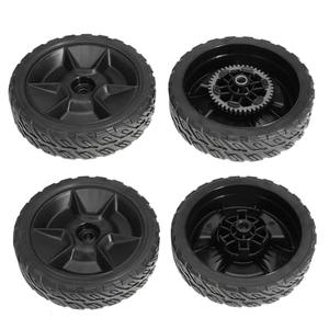 8" Lawn Mower Front Rear Wheel Kit Replace 42710-VR8-N00ZA for Honda HRN216 VKA, HRN216 VKAA, HRN216 VLA, HRN216 VLAA, HRN216 VYA, HRN216 VYAA, HRR2169 VKA (2 x Front Wheels+2 x Rear Wheels)