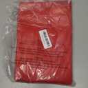 Waterproof Rubber Aprons for Women, Heavy Duty Vinyl Dishwasher Apron Adjustable Cross Back Strap for Dishwasher, Butcher, Dog Grooming, Chemical Resistant, 43" Long Thicker Apron Red