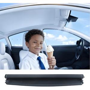 WIN WORLD Panoramic Sunroof Sunshade Compatible with Cadillac CTS sunroof Shade and sunroof Cover for 2014 2015 2016 2017 2018 2019,22926558 (Black)