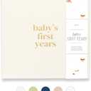 Lamare Baby First Year Book – Baby Memory Book for Girls & Boys - Baby Milestone Book from Pregnancy to Childhood – Cute Baby Book Keepsake Gift