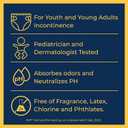 Super Sposie Booster Pads, Max Absorbency for Nighttime Diapers, Use with Overnight Diapers Size 5+ and Night time Pull ups, Incontinence Protection