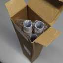 AIZESI Shower Curtain Rod, Adjustable 42-74 Inch Spring Tension Shower Rod, 1" Diameter Tension Curtain Rod No Drilling, Anti-Slip, Premium Stainless Steel Anti-Rust, White