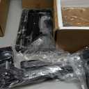 ETHU Keyboard Tray Under Desk, 19.7" X 12.2" Small Size C Clamp Keyboard Drawer Under Desk, Computer Keyboard Stand Slide Pull Out, Ergonomic Keyboard Tray for Home, Office (Wood)