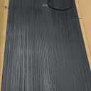 Cozy Products Super Foot Warmer, Small and Portable Heated Rubber Mat, Personal Space Heater for Home, Office, Garage, and Car, 135 Watts, 8 lbs, 36.5" x 16" x 0.25", Black