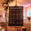 Find Your seat Wedding Seating Chart Board,Wedding Signs Wood,Wood Wedding Sign,find Your seat, Blank Seating Chart Board 18x24 Inch