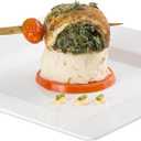 White Hard Plastic Elegant Disposable 9'' Inch Dinner Plates 2 Packs Of 10 Per Pack