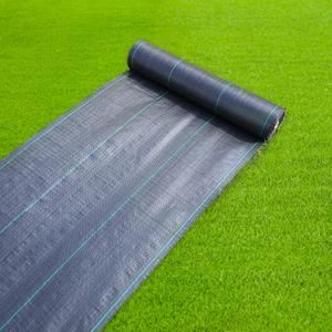 6ftx100ft Weed Barrier Landscape Fabric Heavy Duty, Premium 3.2oz Black Weed Barrier Fabric Garden Landscaping Fabric (3.2oz-6x100ft)