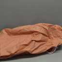 LUSHVIDA Round Waterproof Table Cover Elastic Vinyl Fitted Tablecloth Elastic Edged Plastic Table Cloth (Champagne, Best for Up to 57"-68" Round)