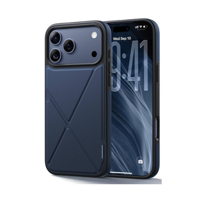 X Fold Stand for iPhone 17 Pro Max Case Compatible with MagSafe [Nano TechWoven] [16FT Military Grade Protection] Shockproof Anti-Slip, Slim for 17 Pro Max Case with Stand 6.9" - Blue