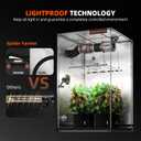 Spider Farmer 4x4 Grow Tent, 48"x48"x80", with Hook for Controller, Enlarged View Window, 1680D Thicken Mylar Canvas, Removable Floor Tray for Indoor Hydroponic Growing for SF4000, SE5000, G5000