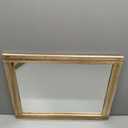 AAZZKANG Rustic Mirror for Wall with Rectangle Wood Framed Decorative Hanging Mirrorrs Large 20"x16"for Bedroom Bathroom Living Room Dressing Room