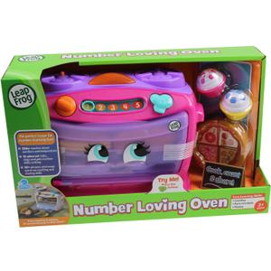 LeapFrog 19348 Loving Oven Learning Pretend Play Toy with Numbers, Counting and Plastic Food Baby Musical Toddlers and Kids, Boys and Girls for 2, 3, 4, 5 Year Olds, Pink