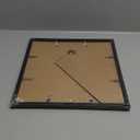 Upsimples 12x12 Picture Frame, Display Pictures 8x8 with Mat or 12x12 Without Mat, Wall Hanging Photo Frame, Black, 1 Pack