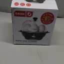 DASH Electric Rapid Egg Cooker for Hard Boiled/Poached/Scrambled Eggs or Omelets with Auto Shut-Off Feature, Black, 7 Egg Capacity