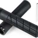 Bike Handlebar Grips 131mm Rubber Ergonomic Anti-Slip Bicycle Grips with End Caps & Screws, Shock-Absorbing Comfortable Lock-On Grips for 22.2mm MTB BMX Folding Bike E-Bike City Scooter