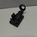 TACNEX Quick Release OC/Mace Spray Holder w/Duty Belt/MOLLE Vest Rotatable Clip MK4 Canister Holster Pepper Spray Can Case Tactical Flashlight Pouch fit 1.5" Diameter for Police Leo Security Military