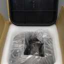 5L Cereal Dispenser Countertop with lids, Organization and Storage Containers for Kitchen and pantry, Rice Dispenser for food, Cereal, Beans, Nuts, Snack,Oatmeal, Dog Food, Bird Seed, Black, 1Pc