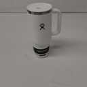 Hydro Flask 40 Oz Travel Tumbler with Handle, Lid and Straw - Insulated Stainless Steel in White