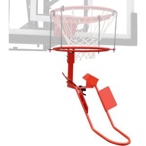 Basketball Return Attachment, Heavy Duty Durable Steel Return System for Basketball - 180 Degree Rotatable Chute Shot Returner for 18" Rim Indoor and Outdoor Product Patents