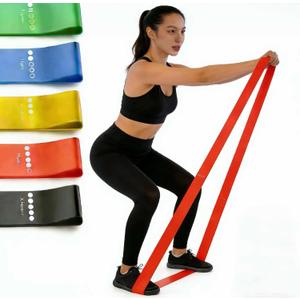 2 x Resistance Band Fitness Set, Multi-Functional Home Workout Bands, Exercise Equipment for Strength Training, Yoga & Pilates, Unisex