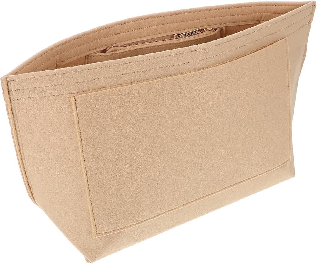 Felt Handbag Organizer Insert for Tote Bag Capacity Purse Organizer for Makeup Jewelry and Electronics Compatible with Crossbody Bags and Messenger