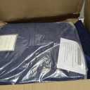 Lavish Home 6 Piece Towel Set - 550 GSM 100% Cotton Bathroom Accessories - 2 Bath Sheets, 2 Hand Towels, and 2 Wash Cloths - Soft and Absorbent Bathroom Set for Shower, Gym, Dorm, and Spa (Navy)