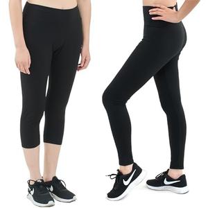 SATINA High Waisted Leggings for Women - Comfortable and Stretchy in Versatile Sizes and Colors - Workout Yoga Leggings Set One Size