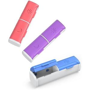 Pack of 5 Urekt Pill Organizer 2 Times a Day, (3 Pack) Small Pill Box, Am Pm Daily Pill Organizer, Moisture Proof Travel Pill Case for Pocket Purse, Portable Medicine Box to Hold Vitamin, Fish Oil, Supplement
