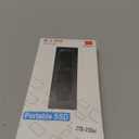 5-Star Aluminum Portable External Solid State Drive SSD 2TB, Read up to 500MB/s, USB-C, USB A 3.2 Gen 2, Waterproof, Dustproof (IP68), Shockproof, Pressure Resistant