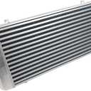 2.5" I/O Same Side Universal Intercooler 27"X12.5"X3" Tube & Fin