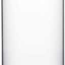 WGVI Hurricane Candle Holder Sleeve, Wide 4", Height 10", Clear Glass Cylinder Candleholder, Chimney Tube, Open Ended Candle Shade, 1 Piece