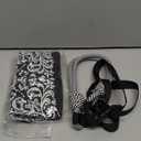 Ball&Chain Embroidery Tote Bag Women Work Bags Crossbody Bag Purse for Women Travel Bags Handbags Everyday Bag (Small, Black)