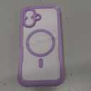 Diaclara Magnetic Designed for 17 Case Full Body Bumper,[Compatible with MagSafe] Military Drop Proof Cover with Built-in Touch Sensitive Anti-Scratch Screen Protector Purple (iPhone 17 6.3'')