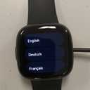 Fitbit Versa 4 Fitness Smartwatch with Daily Readiness, GPS, 24/7 Heart Rate, 40+ Exercise Modes, Sleep Tracking and more, Black/Graphite, One Size (S & L Bands Included)