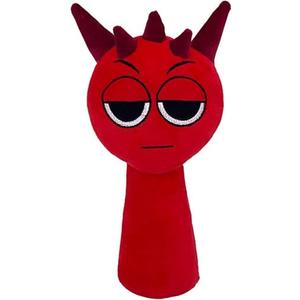 Soft Plush Toys Song Game Plushies Stuffed Plushes Soft and Funs Stuffed Toys Dolls for Fans and Friends Birthday for Girls Boys (Red)