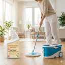 Mop Soap Highly Scented Stress Relief Fragrance. Floor Cleaner Concentrate  Non-Toxic, Pet safe, No Residue  Safe for Tile, Stone, Marble, Wood, & Grout  For All Mop Types  Made in USA (32 Fl Oz (Pack of 1))