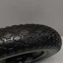 14.5D x 3.2W Flat-free Solid Tire and Wheel with 3/4 & 5/8 Bearing 3" -6" Centered Hub for Yard Cart Garden Wagon