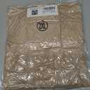 SHEWIN Fall Sweaters for Women Casual Crewneck Long Sleeve Crochet Pullover Tops Sweater (Beige, XXL)