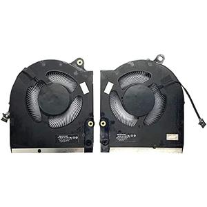 QUETTERLEE Replacement New Laptop CPU + GPU Cooling Fan for Dell Alienware m15 R7 M15R7 Gaming Laptop - 15.6-inch Series EG75071S1-C210-S9A EG75071S1-C200-S9A BN8512S2H-000P BN8510S2H-000P DC12V Fan