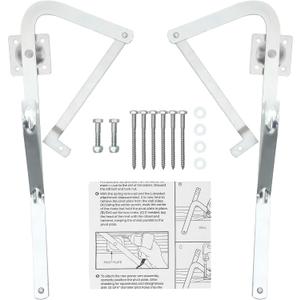 55-2 Attic Ladder Hinge Arms, Compatible with Werner Mk5, WU2210, W2208, W2210, Suitable for Werner Attic Ladders Manufactured After 2010, Heavy Duty Thick Galvanized Material