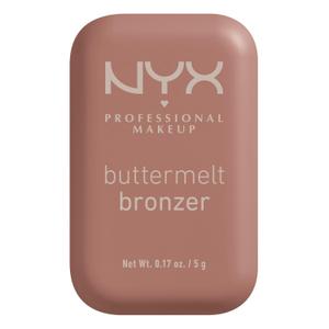 NYX PROFESSIONAL MAKEUP Matte Buttermelt Bronzer, Longwear Face Makeup with Up to 12 Hours of Wear, Vegan Formula - Deserve Butta (Light Medium Cool) (0.17 Ounce (Pack of 1))